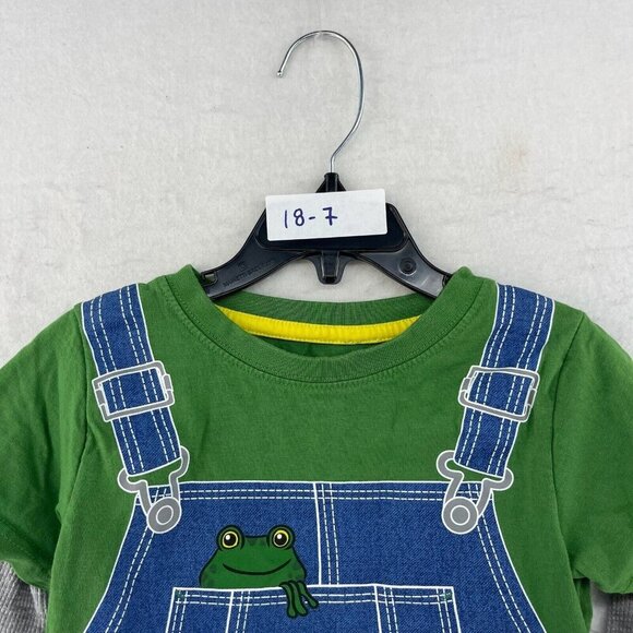 John Deere T Shirts Boy's 2T Green Gray Colorblock Graphic Long Sleeves Pullover - Picture 8 of 8